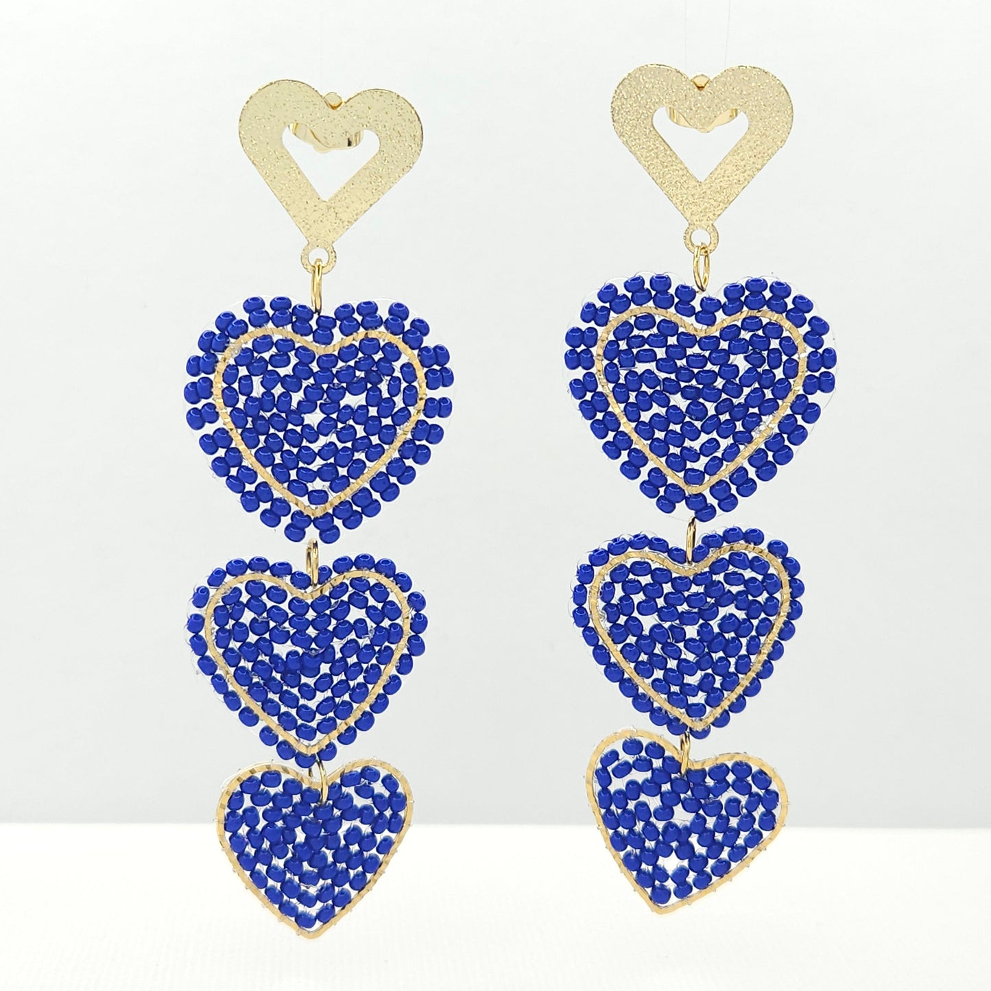 Dangling Hearts Earrings