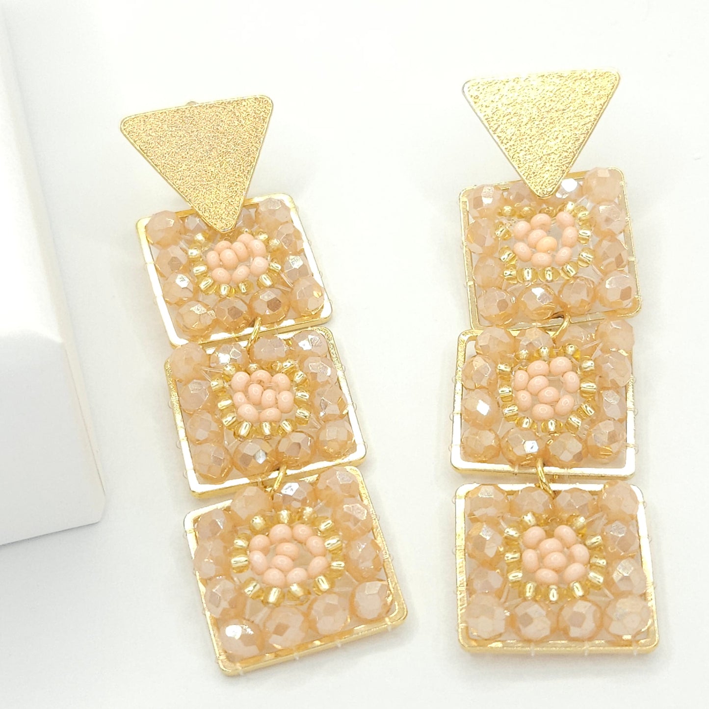 Dangling Squares Earrings