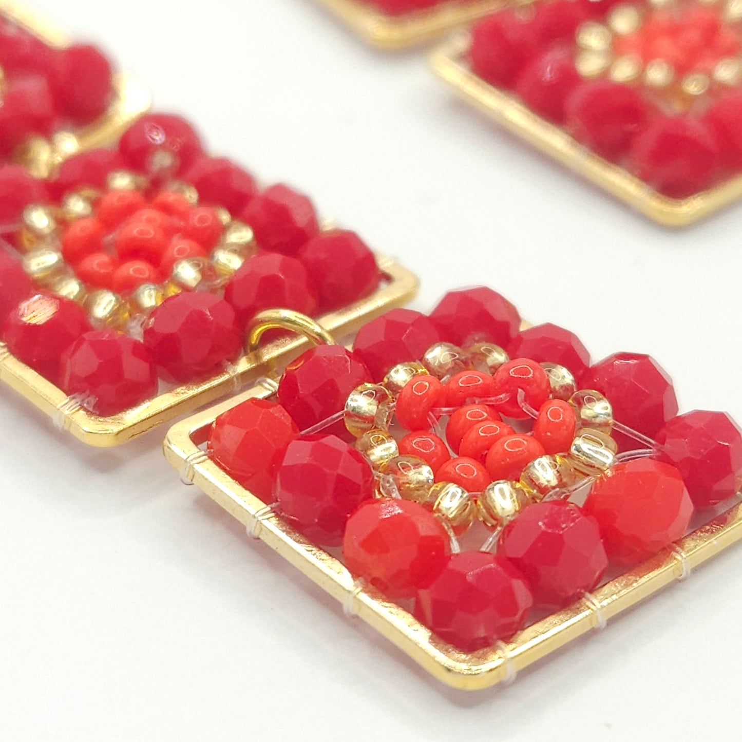 Dangling Squares Earrings