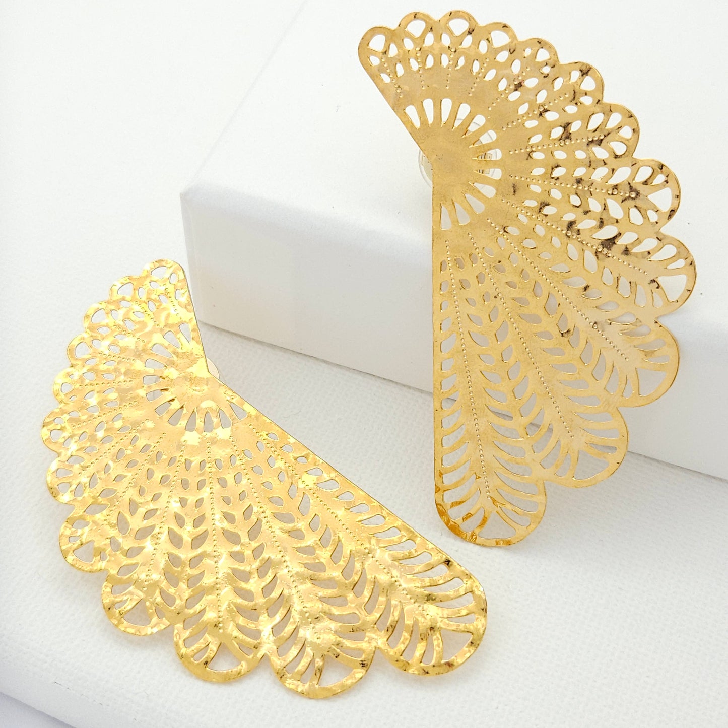 Gold Angel Wings Earrings
