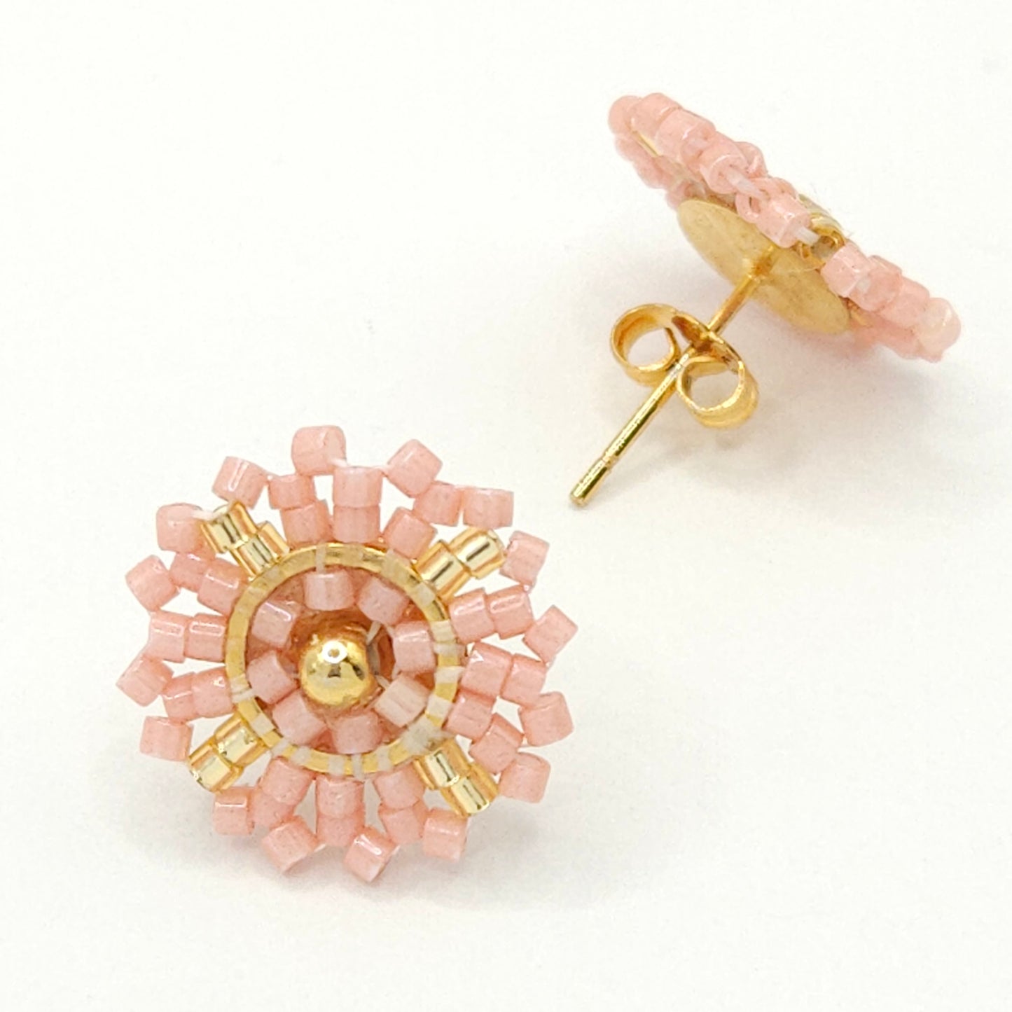 Miyuki Flower Stud Earrings