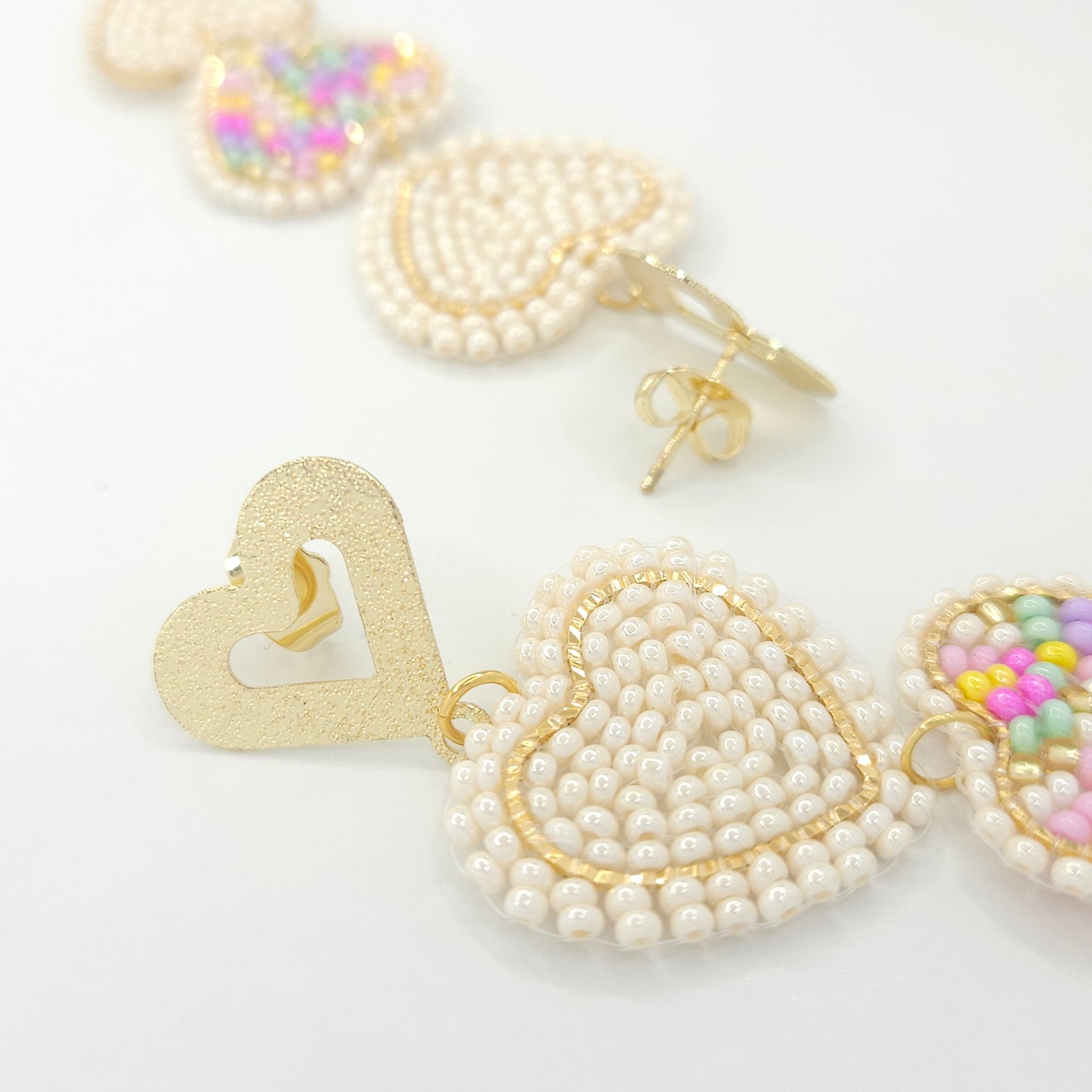 Dangling Hearts Earrings